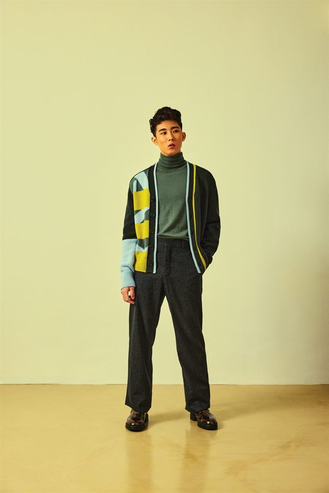 Loh Kean Yew in an editorial shoot
