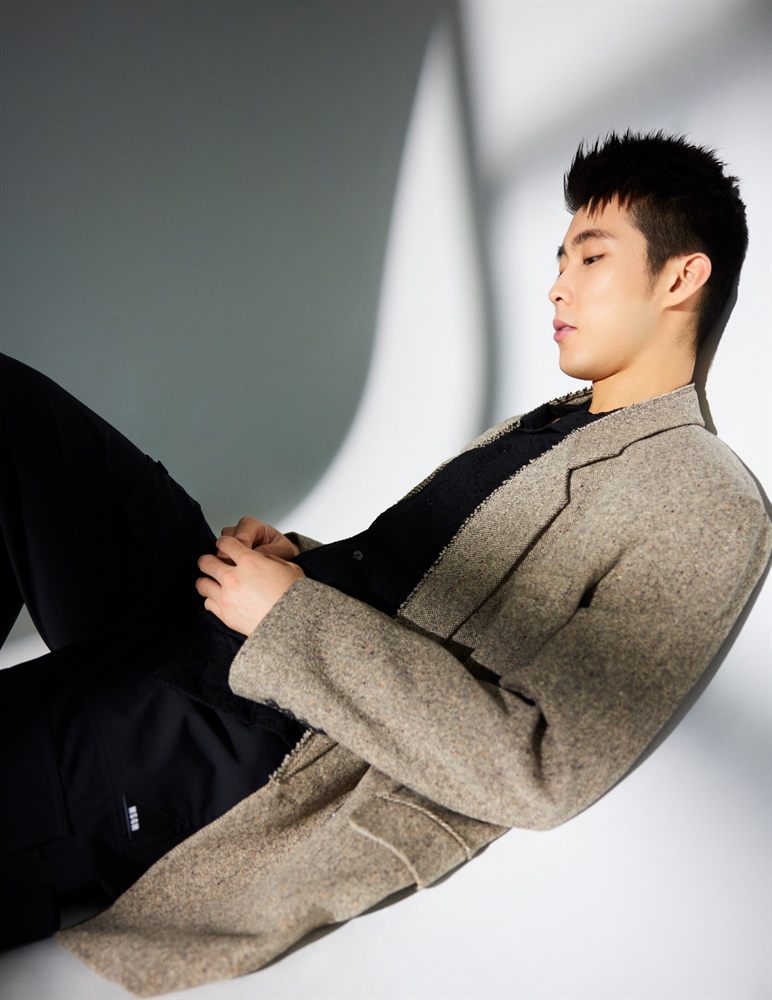 Loh Kean Yew in an editorial shoot